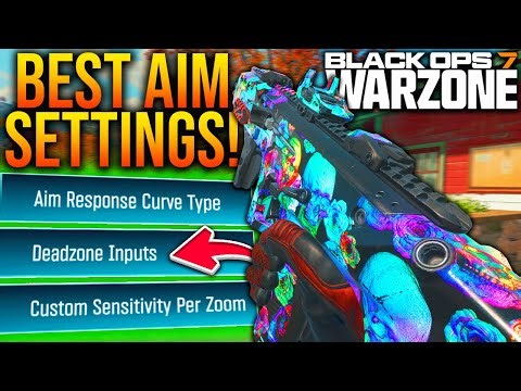 WARZONE: New BEST AIM SETTINGS You NEED To Use! (BO7 BEST SETTINGS)