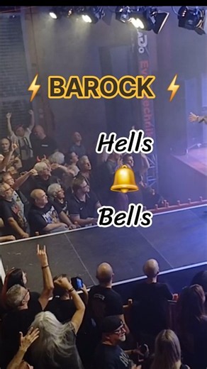 Hells Bells -live performed by BAROCK #shorts #acdc #tribute #concert #live #hellsbells