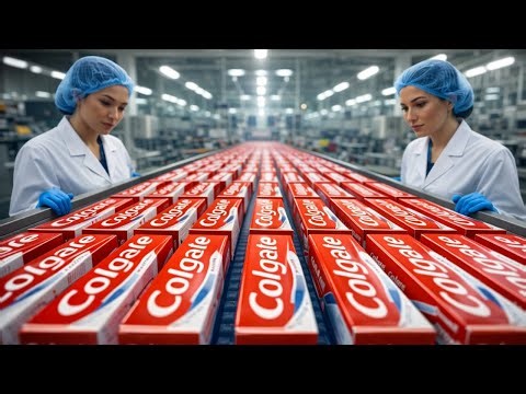 Inside Colgate Toothpaste Factory 🏭 | How Toothpaste Is Made (Full Process) #Colgate
