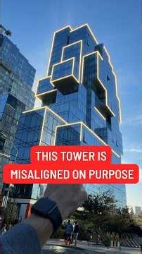 This tower is intentionally misaligned