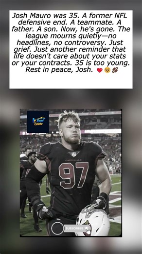 Former NFL DE Josh Mauro Passes Away at 35 – League Mourns the Loss of a Beloved Teammate 🥺❤️🏈