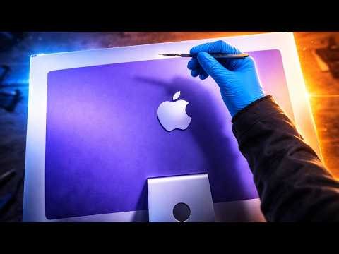 Unboxing the Purple iMac – First Look