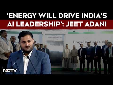 "India Set For Massive AI Infra Expansion": Jeet Adani At inauguration Of Google AI Centre In Vizag
