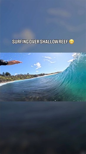 POV BARREL OVER SHALLOW REEF!