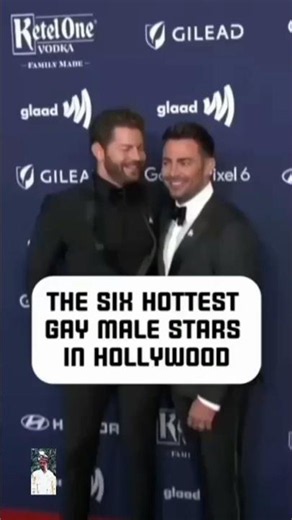 The six Hottest gay male stars in Hollywood #youtubeshorts #fyp #usa