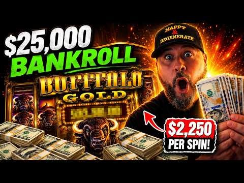 I Risked $2250 Spins on High Limit Buffalo