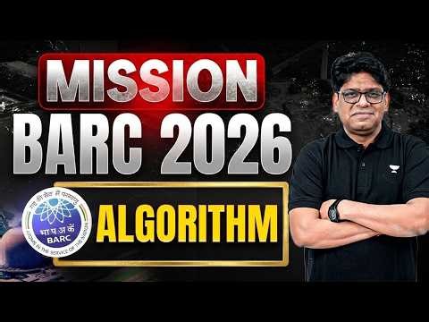 Mission BARC 2026 | Algorithms for BARC Computer Science | Pankaj Sharma Sir