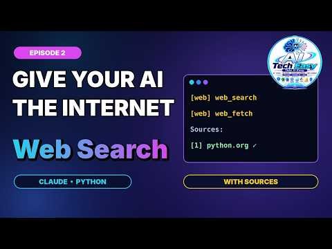 Give Your AI Agent the Internet: Claude Web Search + Web Fetch (Python Tutorial)