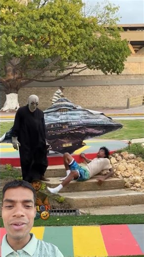 Alien Abduction Prank Funny Video 👽😂 | UFO Comedy Short#shortsfeed #viral