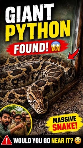 🐍 Giant Python Rescue Shocks Entire Village 😱 | Massive Snake Caught!