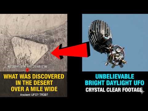 Did We Just Discover A MILEWIDE TR-3B In Nevada? CRAZY CLEAR UFO Caught On Video!