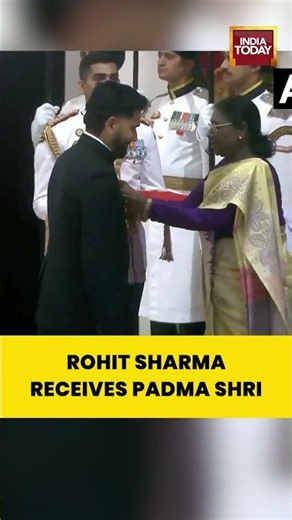 Rohit Sharma Gets Padma Shri | Proud Moment for Indian Cricket #rohitsharma #padmashri #cricket