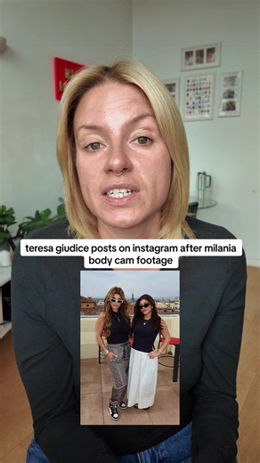 teresa giudice posts on instagram after milania body cam footage #teresagiudice #rhonj #rhonjbravo #realhousewivesofnewjersey
