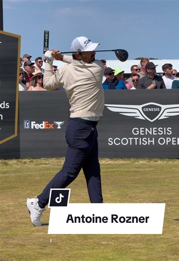 Antoine Rozner at the Genesis Scottish Open 2025
