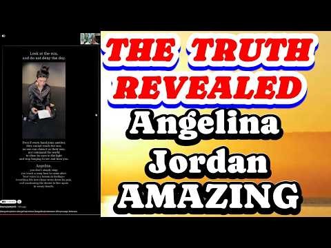 THE TRUTH REVEALED Angelina Jordan Amazing , Good Morning Angelina Jordan and Family 10-25-26