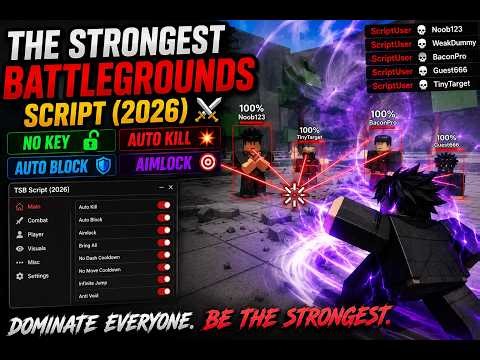 [FREE] The Strongest Battlegrounds Script / Roblox TSB Script (Auto Combo , Aimlock, AutoBlock)