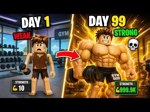 From NOOB to GYM GOD in Roblox💀