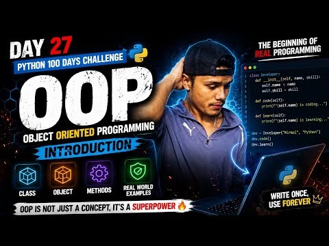 🔥 Python OOP Explained in 5 Minutes 🚀 | Day 27 Python Challenge 💻