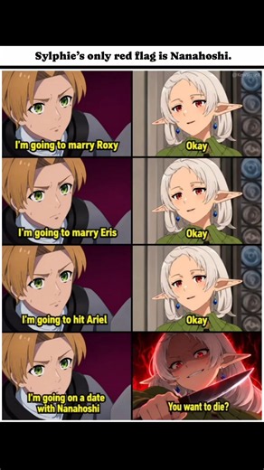 Rudy can marry whoever he wants… except Nanahoshi. 💀