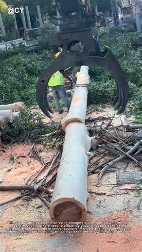 The Smart Way to Stack Logs FAST! 🌾 | Simple Machine Magic