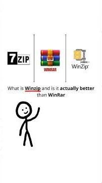 What is Winzip and is it actually better than WinRar...