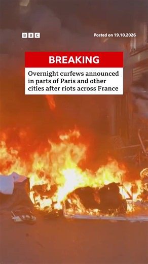 French PM Sébastien Lecorn gave local authorities the power to impose the curfews, saying: