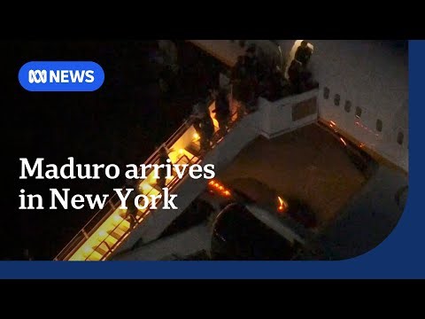 Maduro lands in New York after being captured by US forces | ABC NEWS