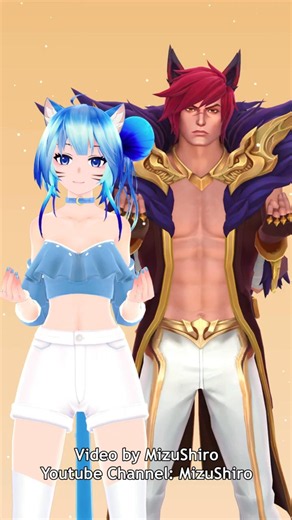 MMD Toma Toma (Rory x Sett) #sett #RoryMizuShiro #leagueoflegends #anime