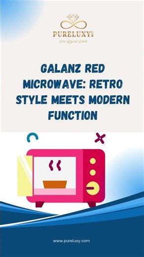 Galanz Red Microwave: Retro Style Meets Modern Function