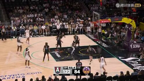 WNBA_WNBA常规赛：亚特兰大梦想vs洛杉矶火花_WNBA常规赛：亚特兰大梦想vs洛杉矶火花_科内中路突破抛投再下一城