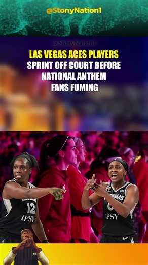 Aces Sprint Off Court Before Anthem Sparks WNBA Outrage
