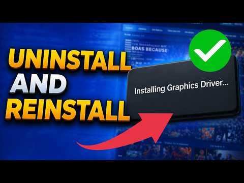How To Uninstall & Reinstall NVIDIA Drivers (Fix All GPU Issues – Windows 11/10)