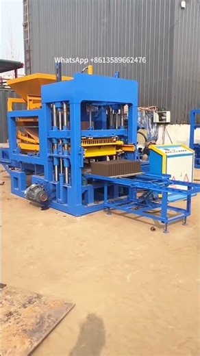 Fully automatic concrete hollow block making machine cement block maker 8000 pcs per day