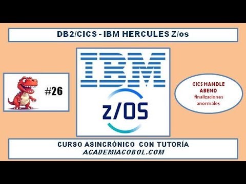 26 - ABEND CICS - capturar y administrar con handle abend en #cobol #cics