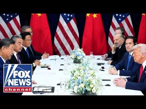 President Trump holds high-stakes meeting with Xi Jinping