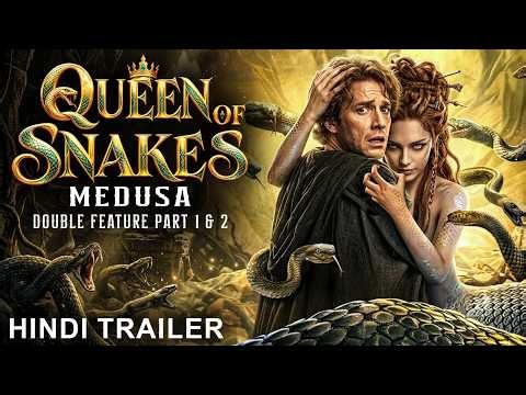 QUEEN OF SNAKES: MEDUSA (Double Feature Part 1 & 2) Hindi Trailer | Hollywood Horror Action Movie