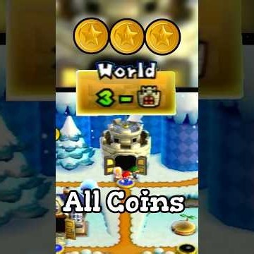 World 3-Tower All Star Coins ⭐ – New Super Mario Bros. Wii #Shorts