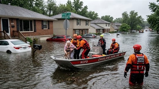 Catastrophic floods hit central US as rivers breach levees and tornado rains overwhelm region