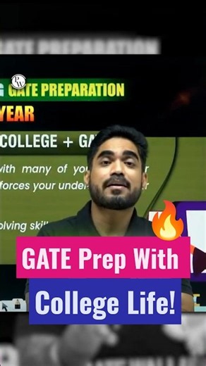 College Ki Padhai Aur GATE Prep Mein Balance Kaise Banayein? 📚 #PW #Shorts
