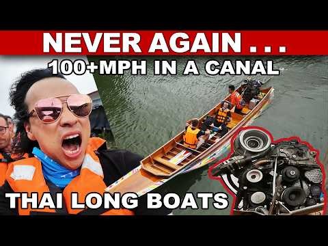 500HP Thai Longboats: 100MPH & NO BRAKES Down Tight Canals | Capturing Car Culture