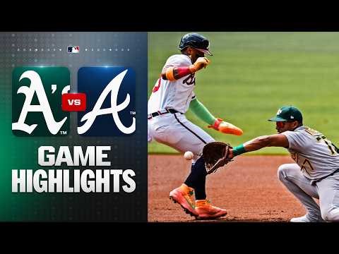 A's vs. Braves Game Highlights (4/1/26) | MLB Highlights