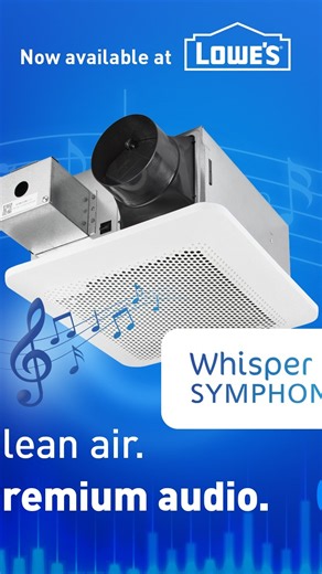 Panasonic Whisper Symphony™ | The Bathroom Exhaust Fan Missing From Your Routine
