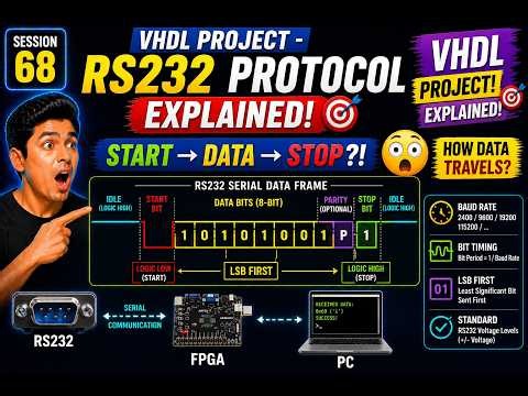 68 ~ VHDL Project - RS232 Protocol Explained | UART Fails Without This
