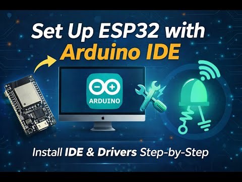 ESP32 Setup Tutorial | Install Arduino IDE & Drivers (Step-by-Step for Beginners)