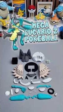 Printing the Mega Lucario Z Pokeball with the Elegoo Centauri Carbon 2 Combo!