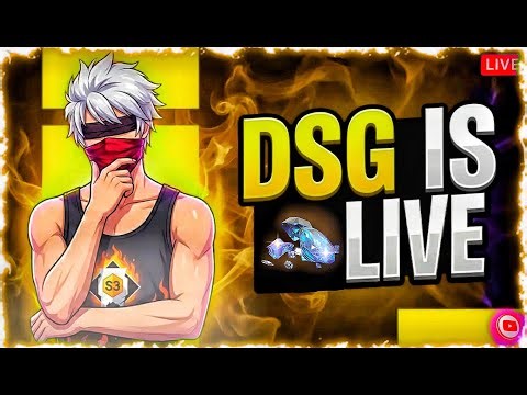 FREE FIRE LIVE CUSTOM ROOM GIVEAWAY | FF LIVE TEAM CODE GIVEAWAY | FF LIVE GIVEAWAY | DSG IS LIVE