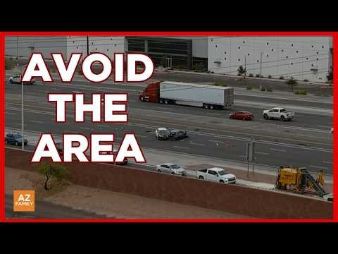 Serious crash closes part of I-10 in Avondale