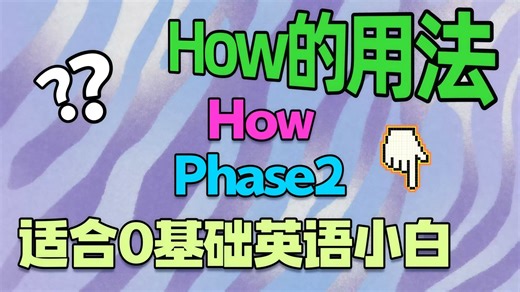 How的用法 2