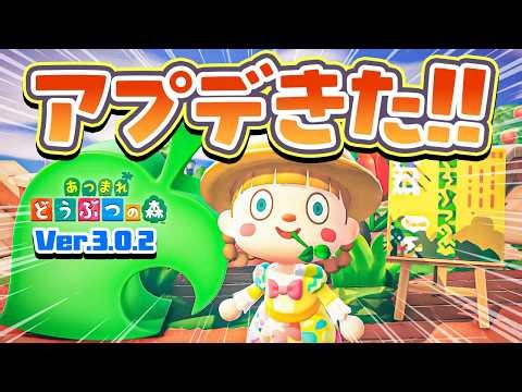【あつ森】アプデがきた‼️新家具の追加など「どうぶつの森25周年」の新要素を全て確認します【あつ森アプデ Ver.3.0.2】