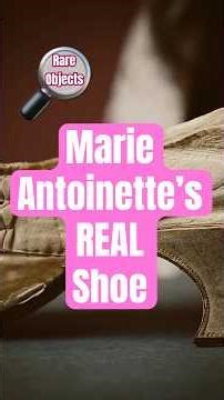 Marie Antoinette's ACTUAL Shoe That Survived the French Revolution 👡 #historicalfashion #silk